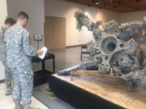 Cadets scanning Blackhawk rotor