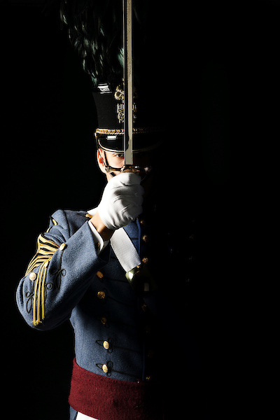 Citadel cadet width sword on dark background