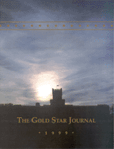 Cover of the 1999 Gold Star Journal.