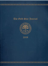 Cover of the 2008 Gold Star Journal.