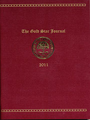Cover of the 2011 Gold Star Journal.